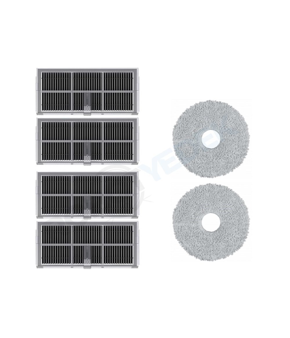 Dreame L50 Ultra CE Uyumlu Hepa Filtre ve Mop-6 Parça