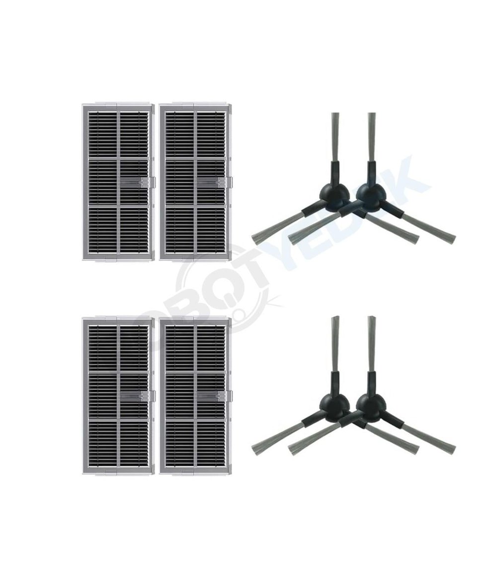 Dreame X40 Master Hepa Filtre ve Yan Fırça-8 Parça