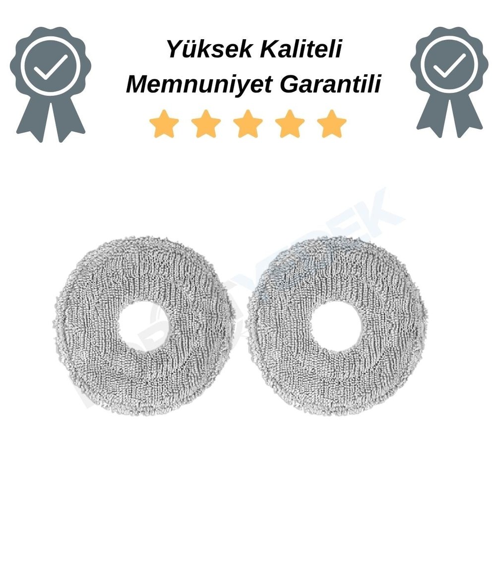 Dreame X50 Ultra (RLX85CE) Uyumlu Mikrofiber Mop Bez 2 Adet 
