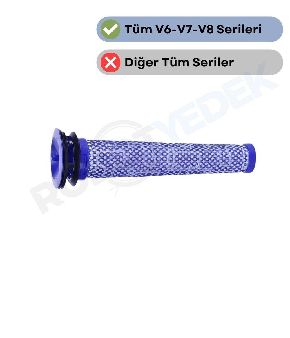Dyson V6 Serileri Uyumlu Ön Filtre 1 Adet