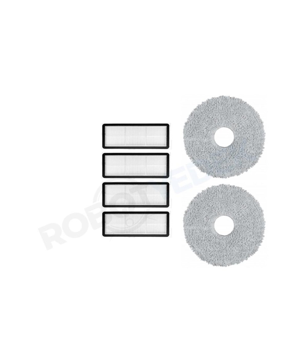 Roborock Q Revo Master Uyumlu Hepa Filtre ve Mop-6 Parça