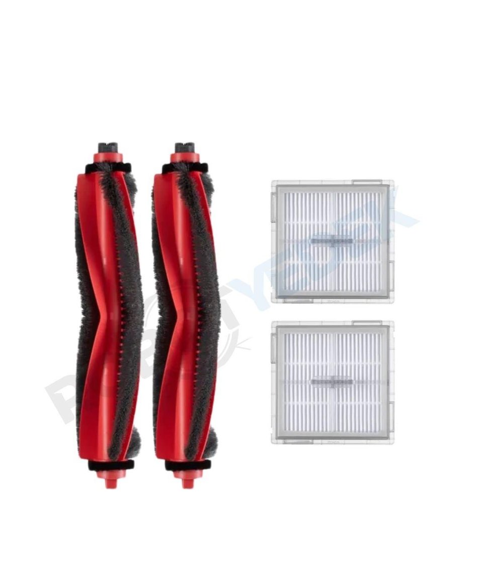 Roborock Q8 Max Pro (2025 Model!) Uyumlu Ana Fırça ve Hepa Filtre-4 Parça