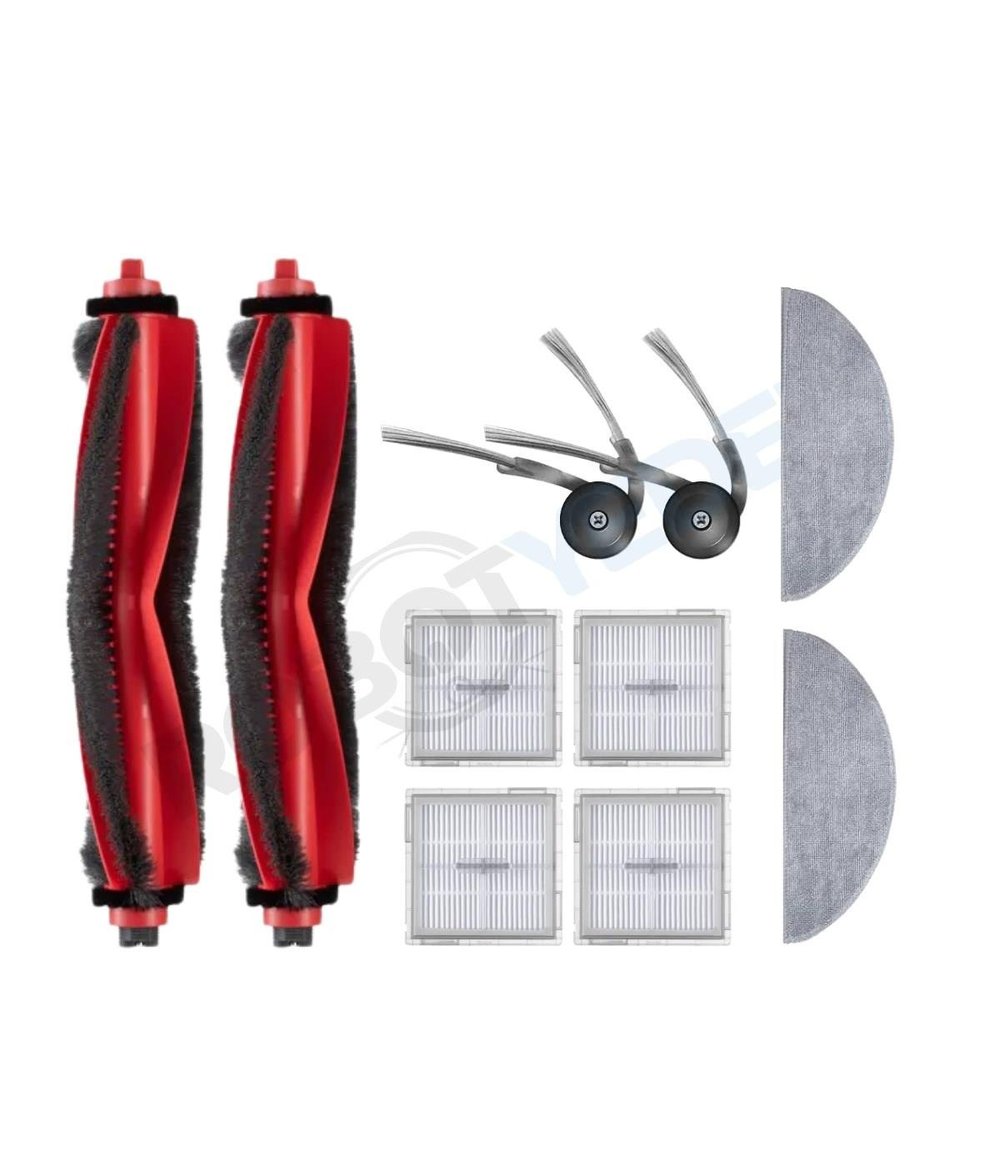 Roborock Q8 Max Pro (2025 Model!) Uyumlu Fırça Hepa Filtre Mop Seti-10 Parça