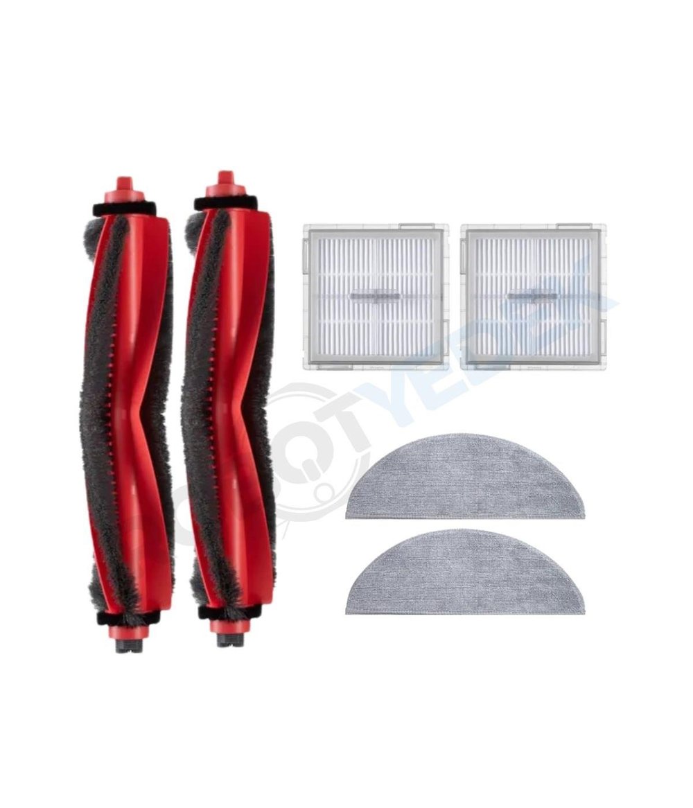 Roborock Q8 Max Pro (2025 Model!) Uyumlu Fırça Hepa Filtre Mop Seti-6 Parça