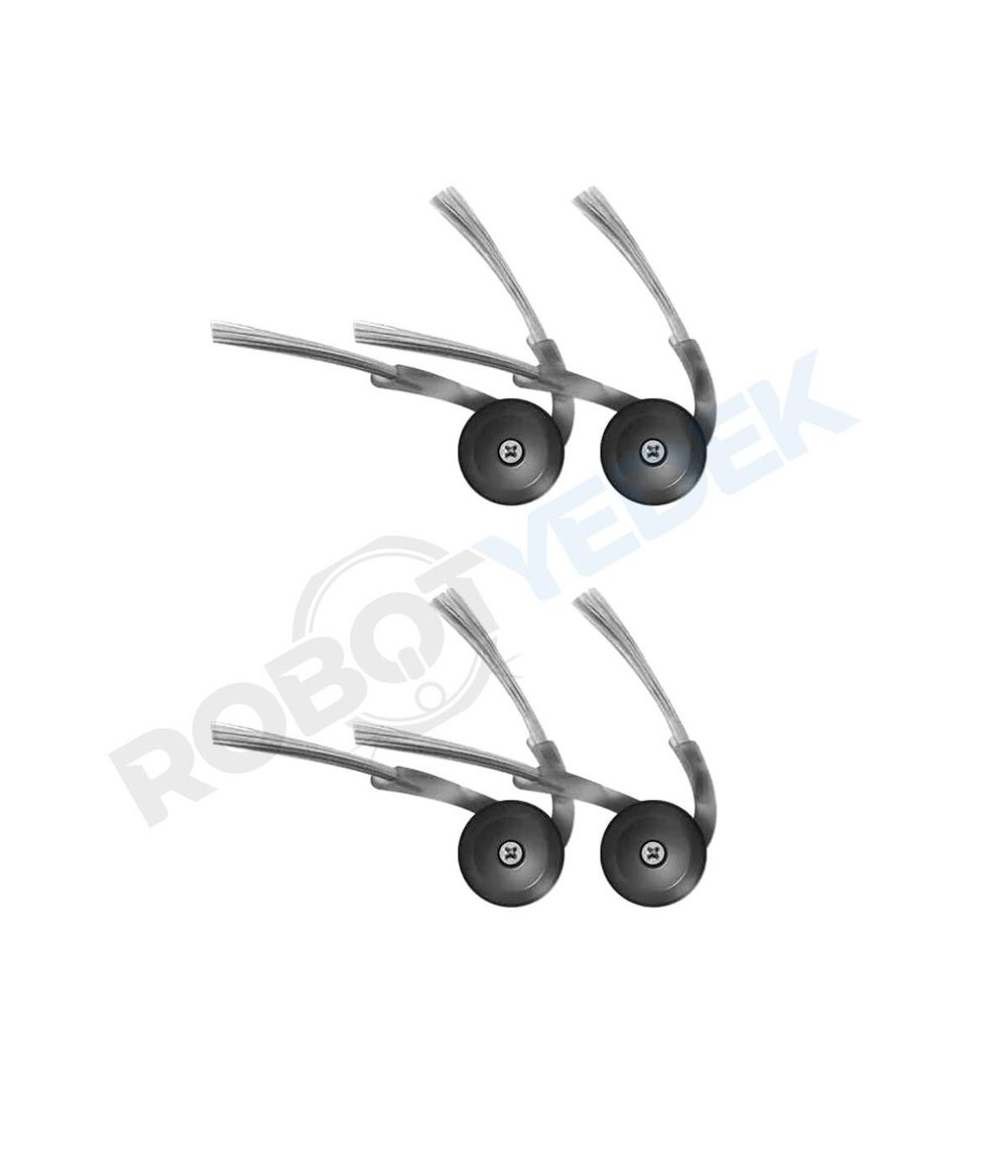 Roborock QRevo C Pro Uyumlu Yedek Yan Fırça-4 Adet