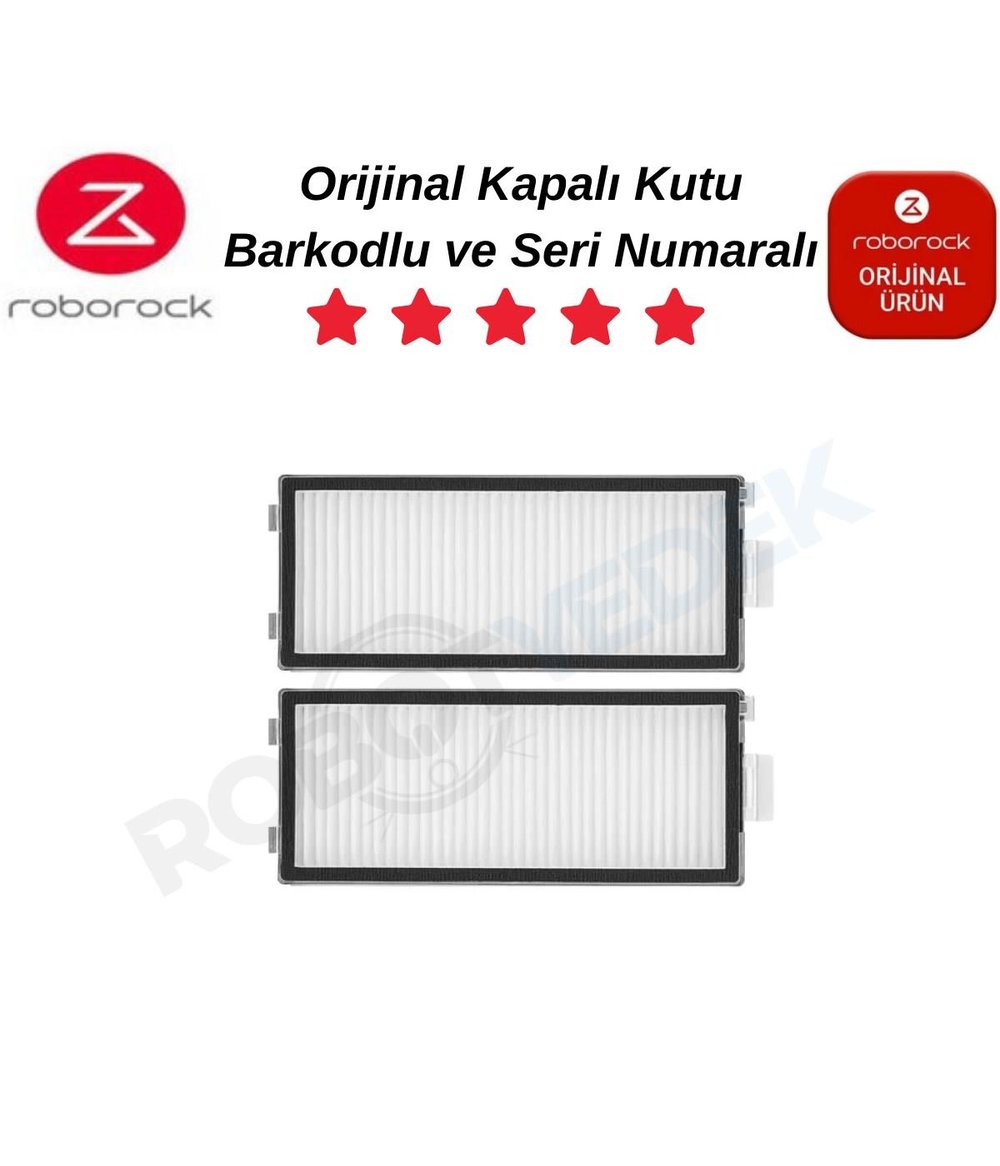 Roborock QRevo Curv 2 Flow Orijinal Hepa Filtre 2 Adet