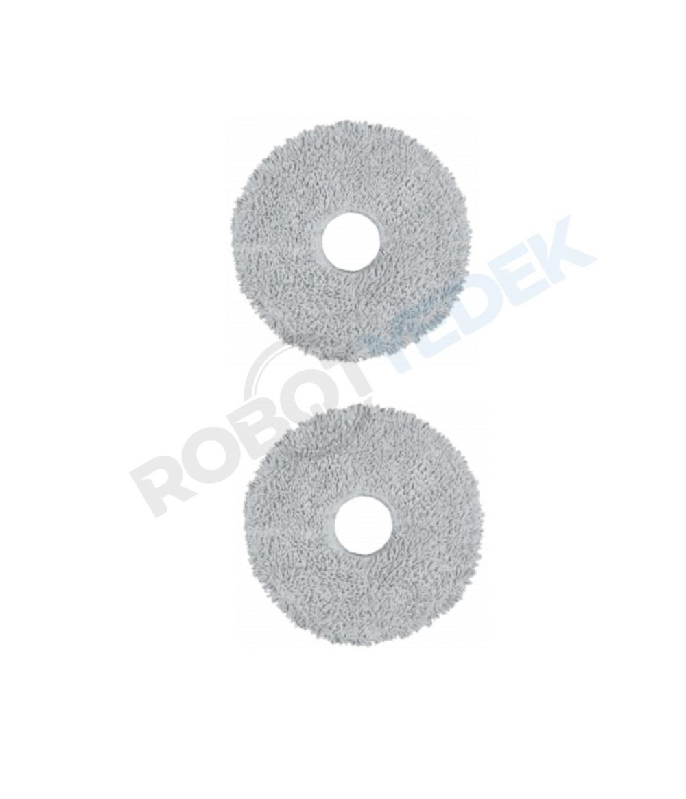 Roborock QRevo CurvX Uyumlu 2 Adet Mikrofiber Mop Bez