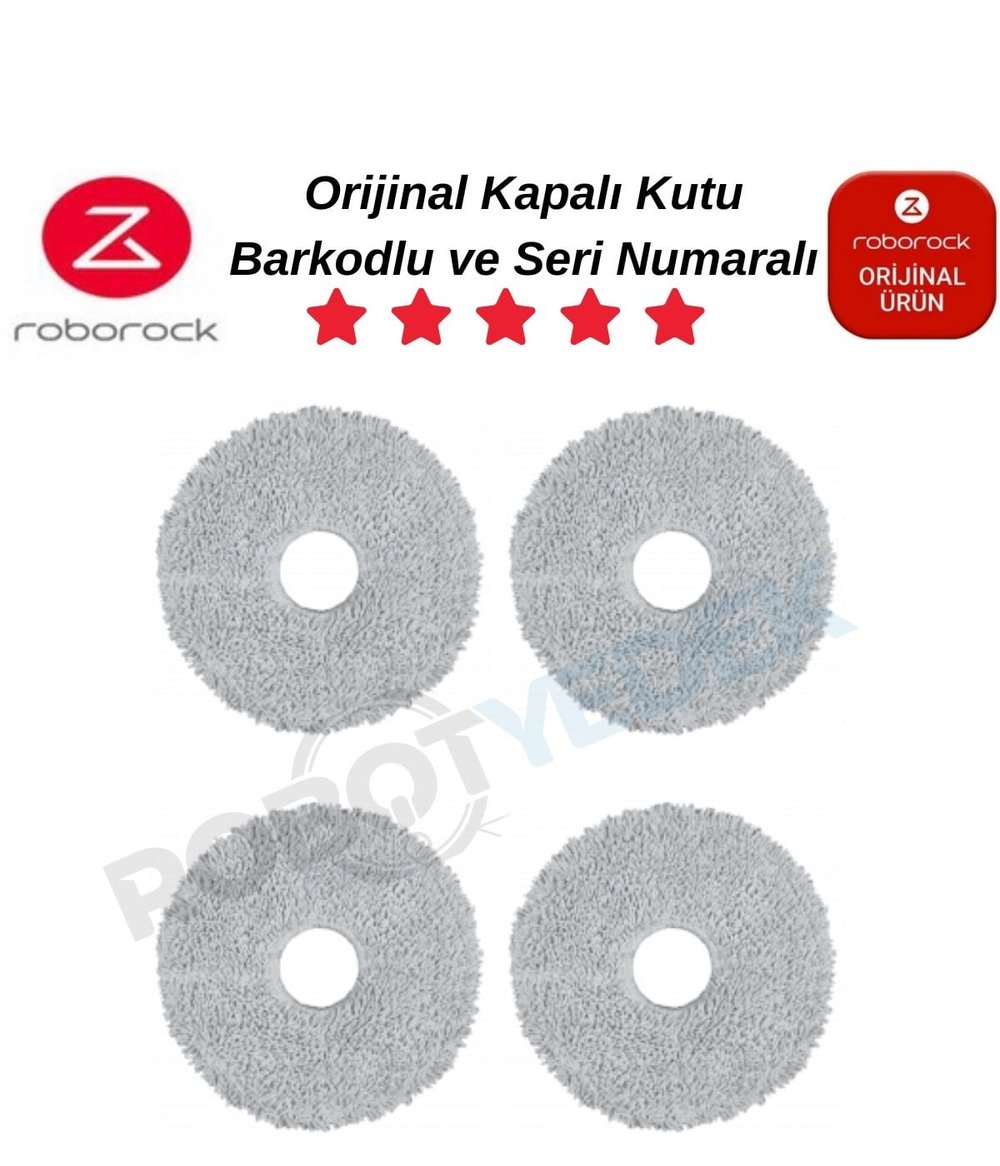 Roborock QRevo L Orijinal Mop 4 Adet