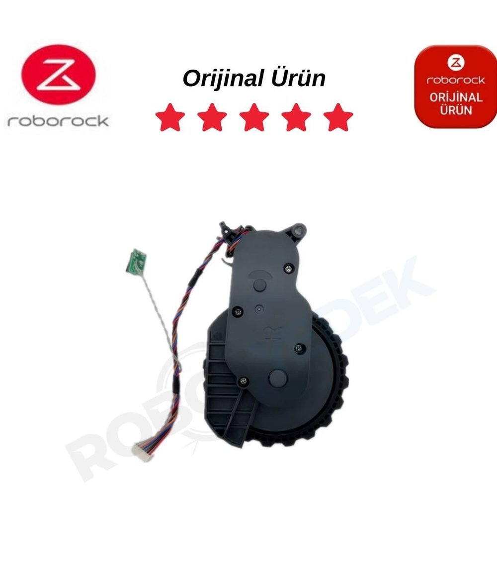 Roborock S6 MaxV Orijinal Sağ Tekerlek Siyah Renk
