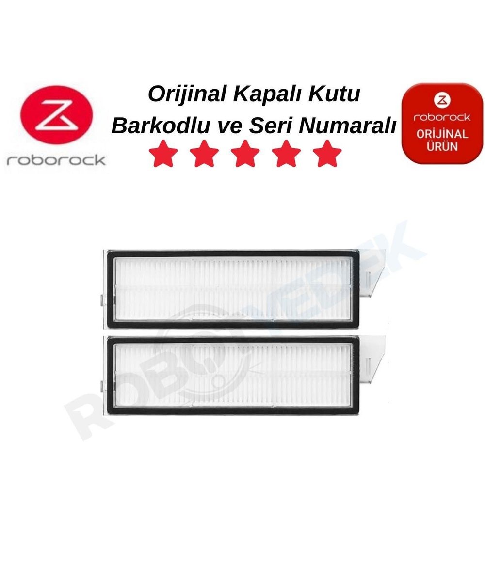 Roborock S8 MaxV Ultra Orijinal Hepa Filtre 2 Adet