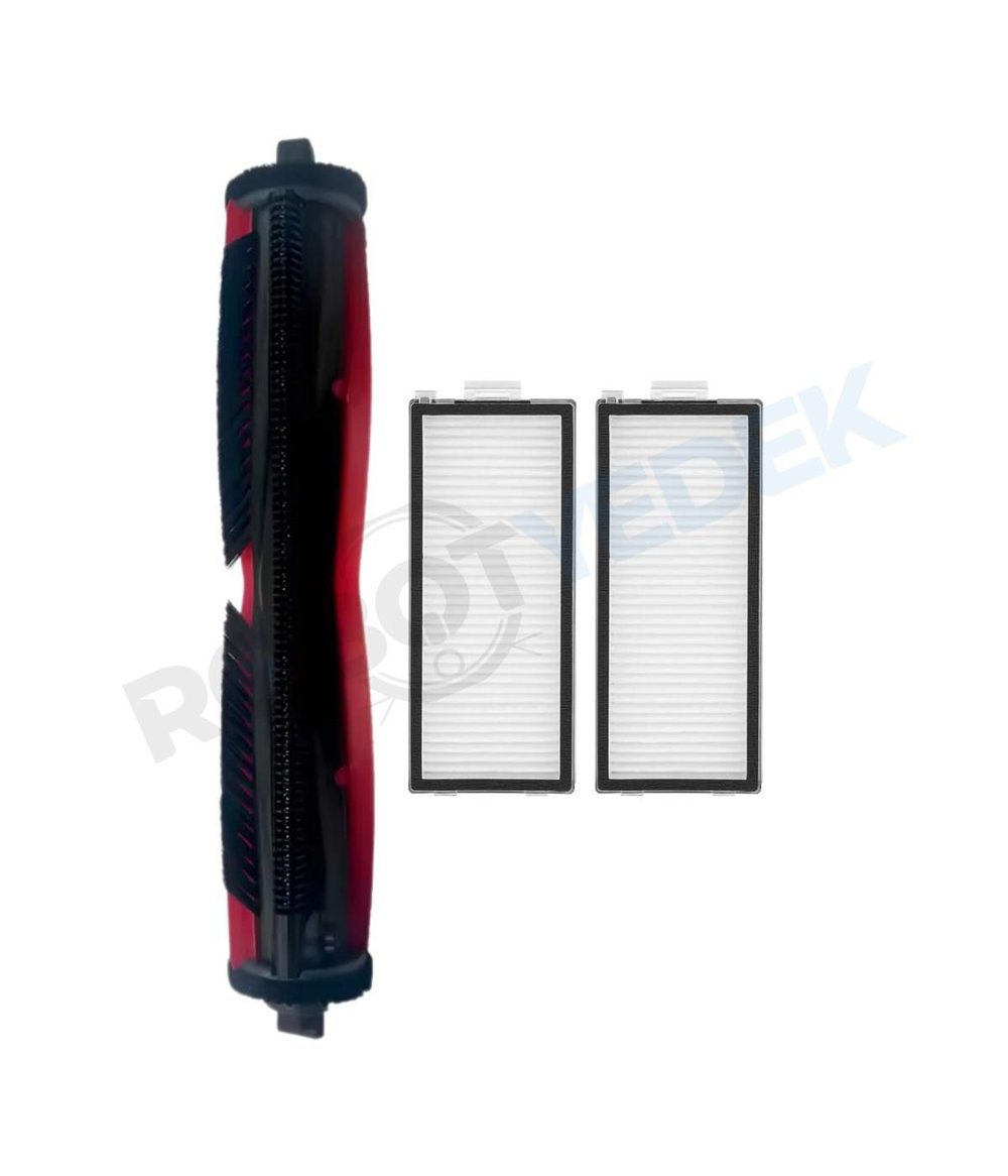 Roborock Saros Z70 Uyumlu Ana Fırça ve Hepa Filtre-3 Parça