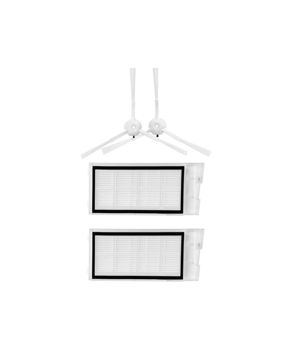Roidmi Eve Vacuum Mop Uyumlu Yedek Hepa Filtre ve Yan Fırça-4 Parça