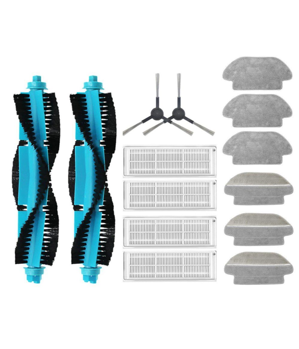 Viomi V2 PRO Uyumlu Yedek Fırça Hepa Filtre Mop Seti-14 Parça