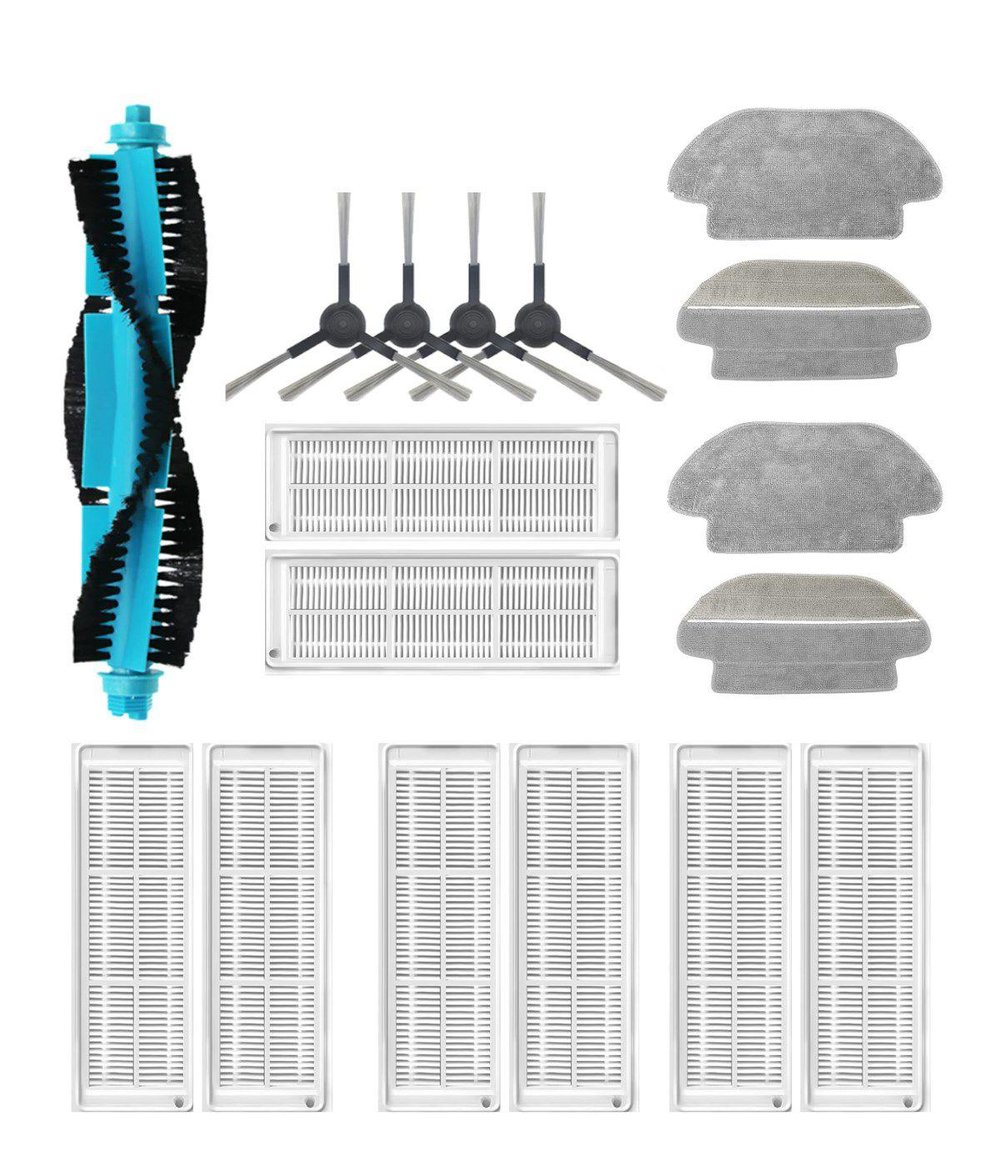 Viomi V2 PRO Uyumlu Yedek Fırça Hepa Filtre Mop Seti-17 Parça