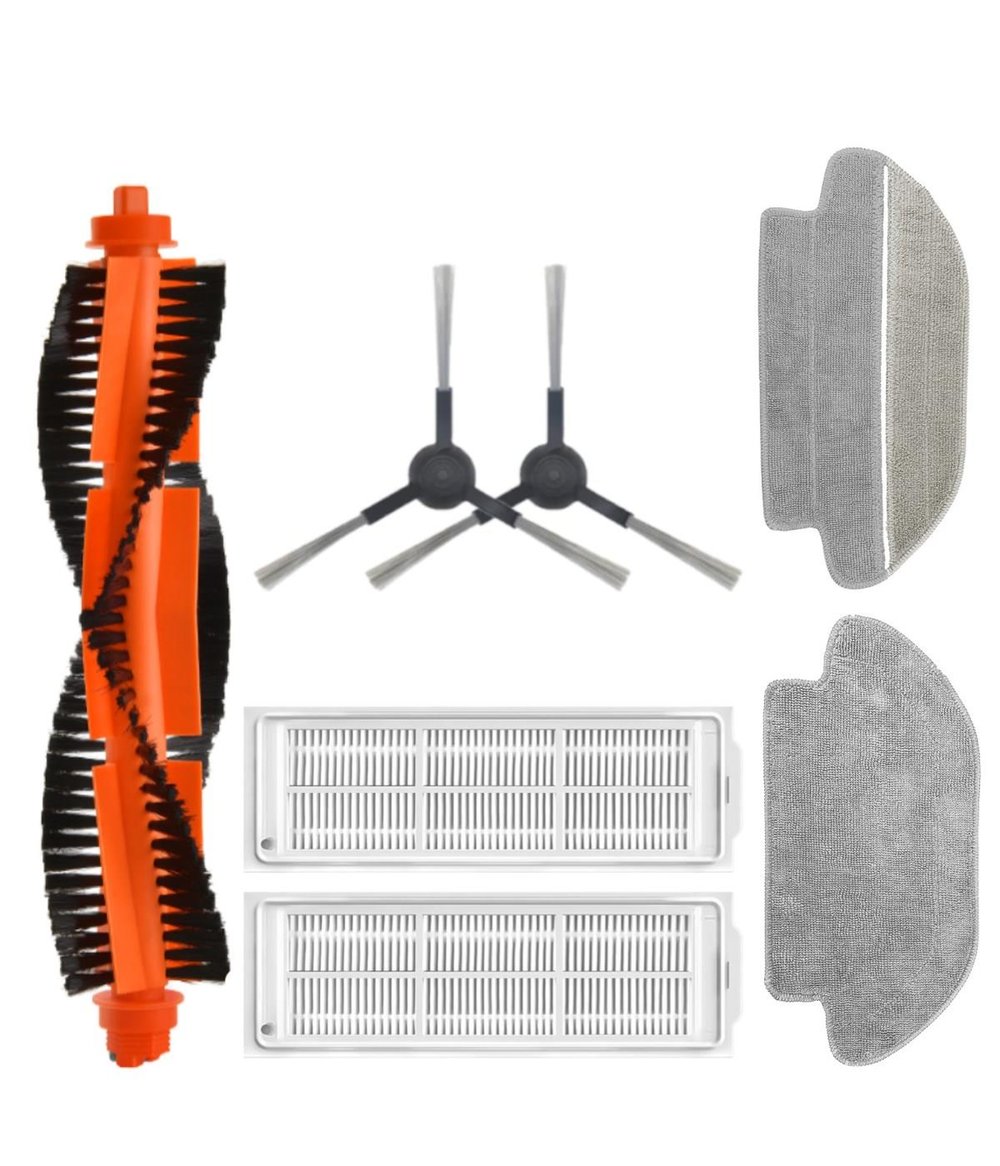 Xiaomi Mop 2S XMSTJQR2S Uyumlu Yedek Fırça Hepa Filtre Mop Seti-7 Parça