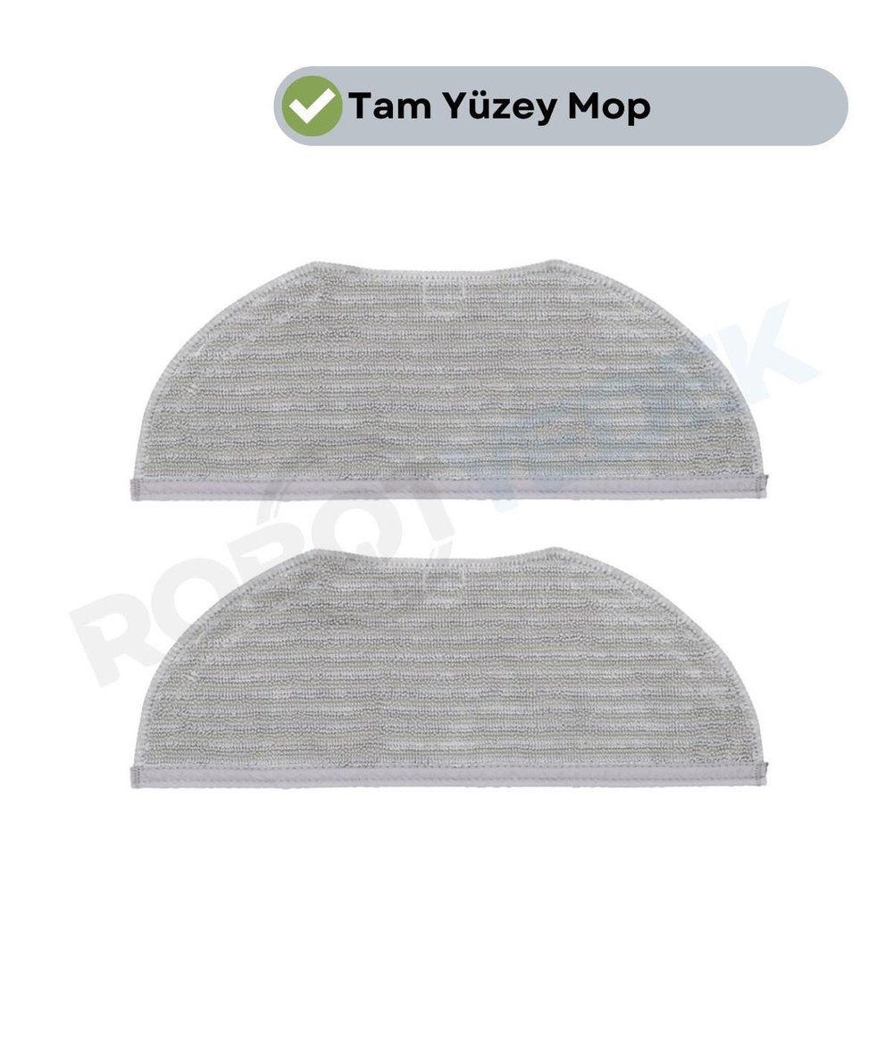 Xiaomi S40 OV81 (PRO DEĞİL) Uyumlu Uyumlu 2 Adet Mop Bez