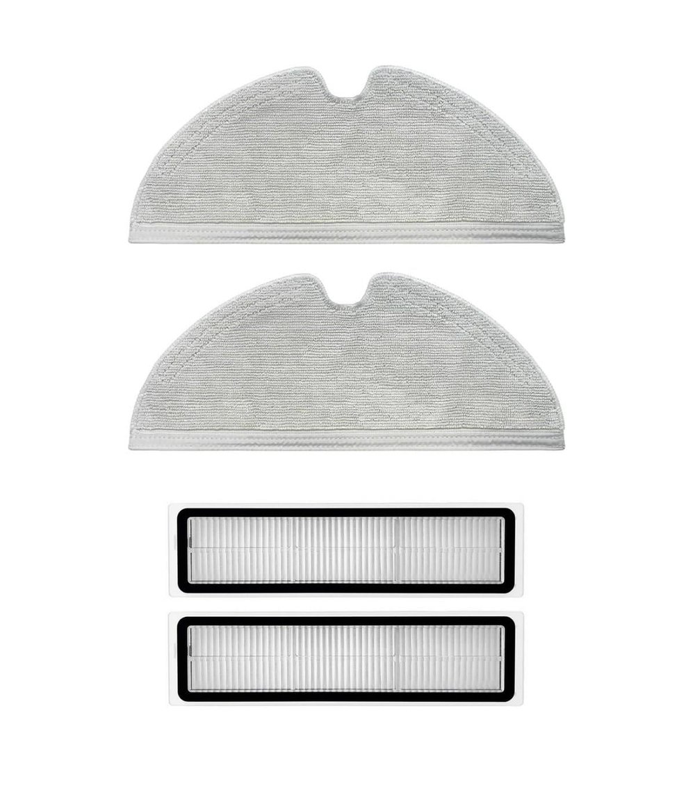 Xiaomi Trouver Finder LDS Uyumlu Yedek Mop ve Hepa Filtre-4 Parça