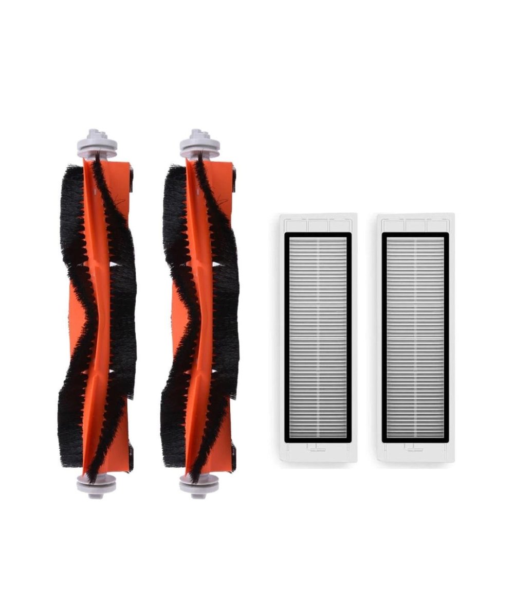 Xiaomi Vacuum Cleaner SDJQR02RR Uyumlu Yedek Ana Fırça ve Hepa Filtre-4 Parça