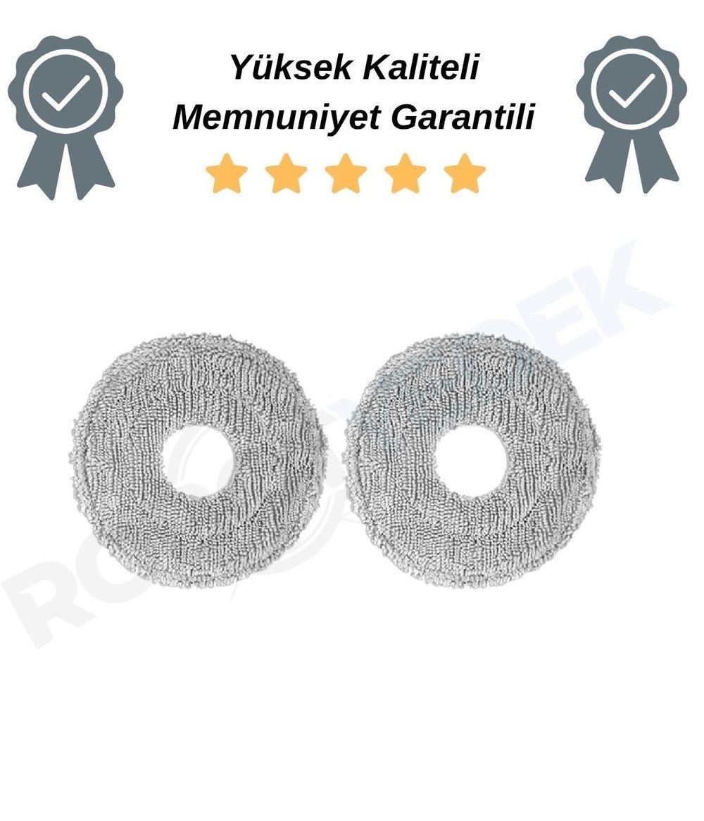 Xiaomi Vacuum H50/H50 Pro Uyumlu Mop Bezi-2 Adet