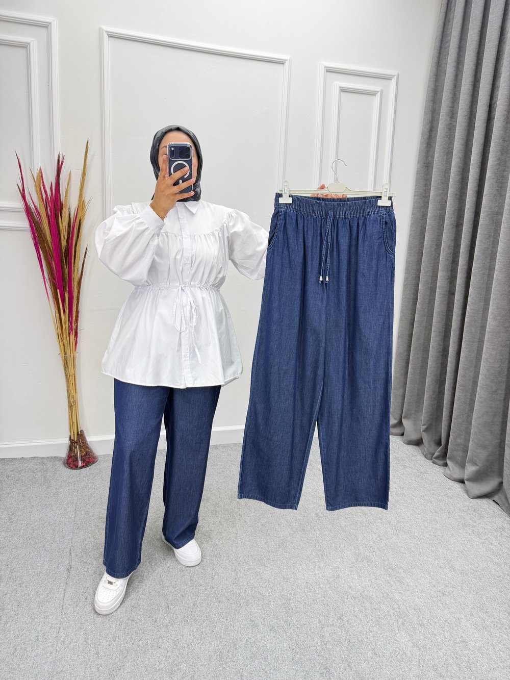 Beli Lastikli Tansel Kot Pantolon Lacivert