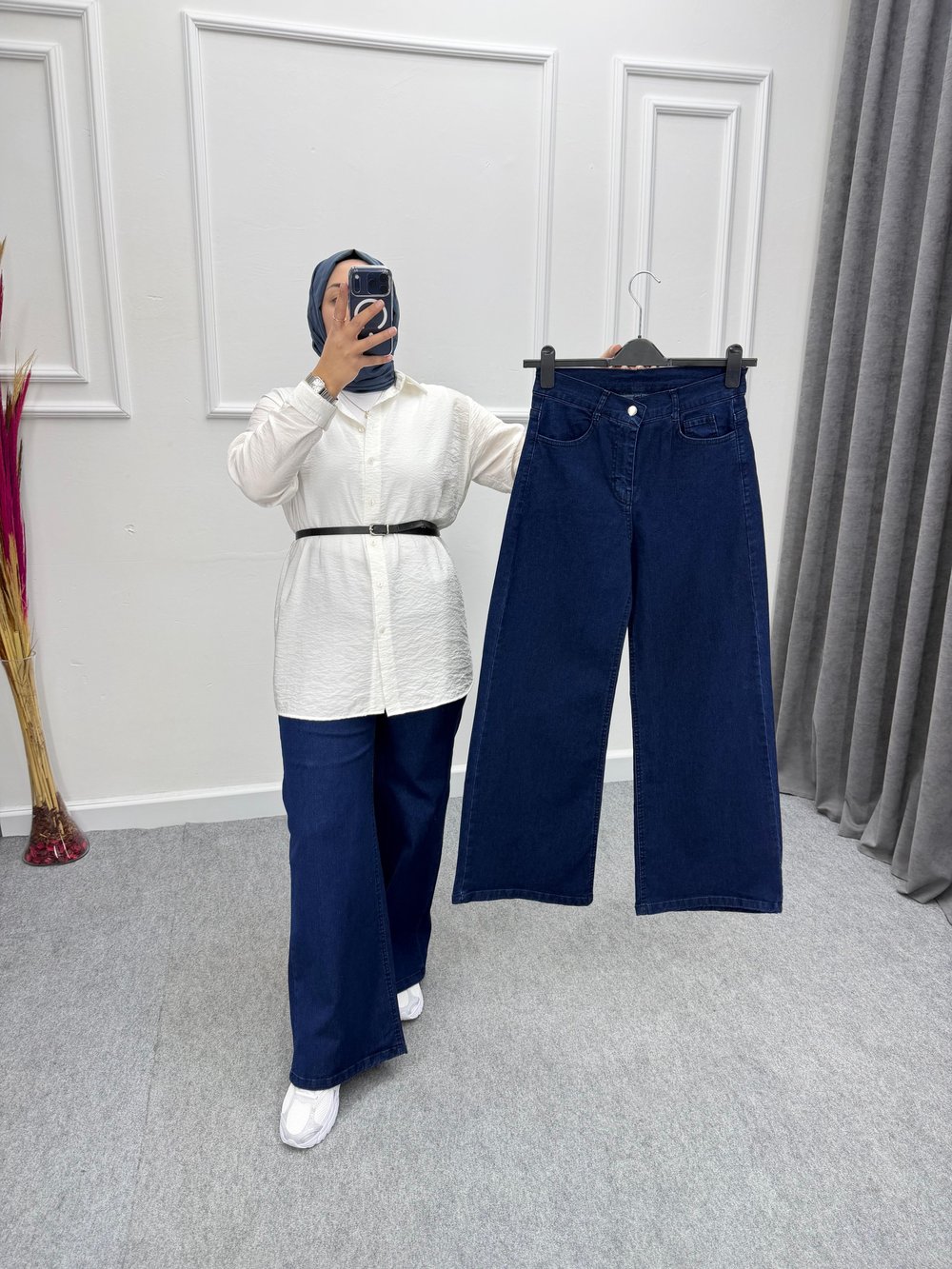 Lacivert Baggy Jean's