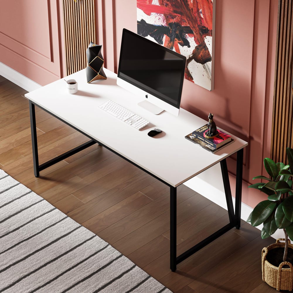 Ceramical MS2 Çalışma Masası,Ofis Masası - 70x160 cm - Beyaz