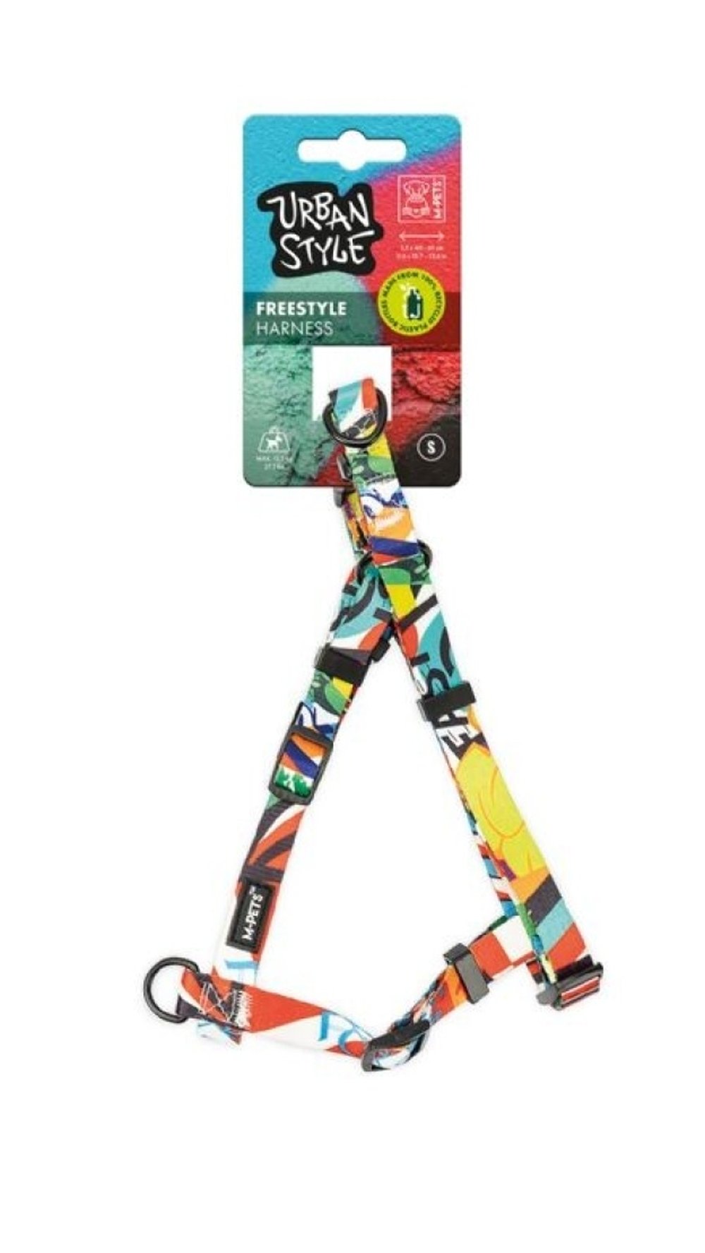 M-Pets Urban Style Köpek Göğüs Tasması 60cm [S]