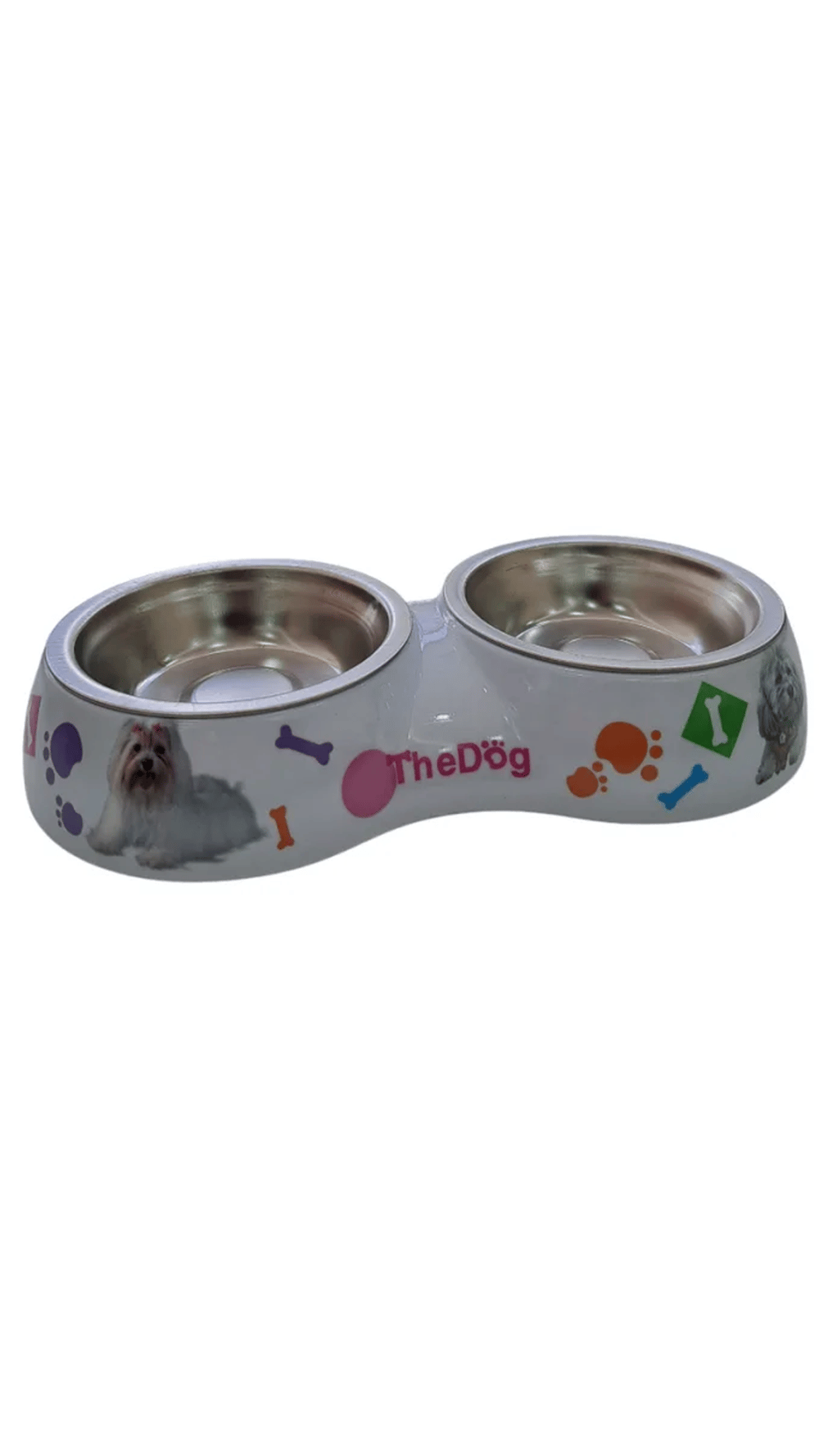 400-8203 - NUNBELL MELAMİN ÇELİK MAMA KABI M BOY