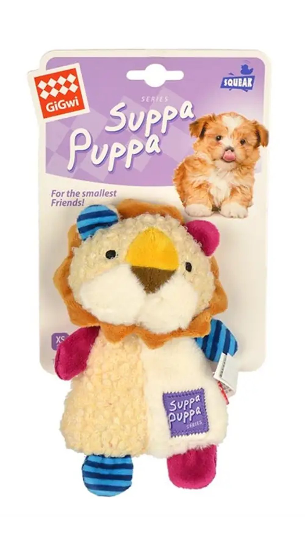 8378 Suppa Puppa Peluş Aslan Sesli Köp.Oyun.