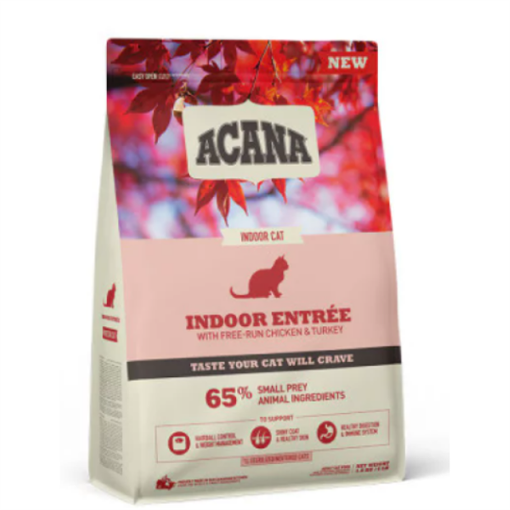 Acana Indoor Entree Hairball Control Tavuklu ve Hindili Kısırlaştırılmış Kedi Maması 1,8 kg