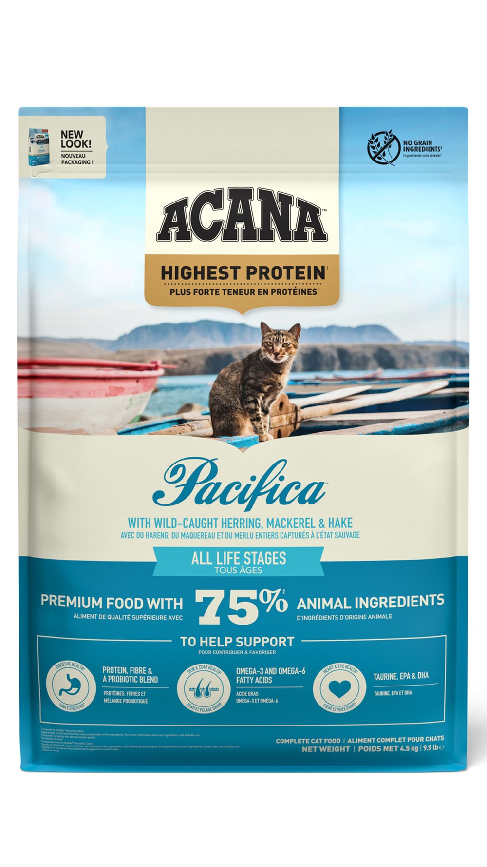Acana Pacifica Balıklı Tahılsız Kedi Maması 4,5kg