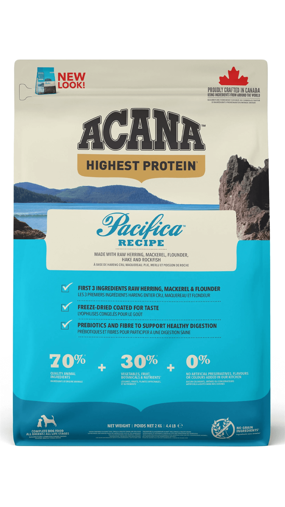 Acana Pacifica Balıklı Tahılsız Yetişkin Köpek Maması 2 kg