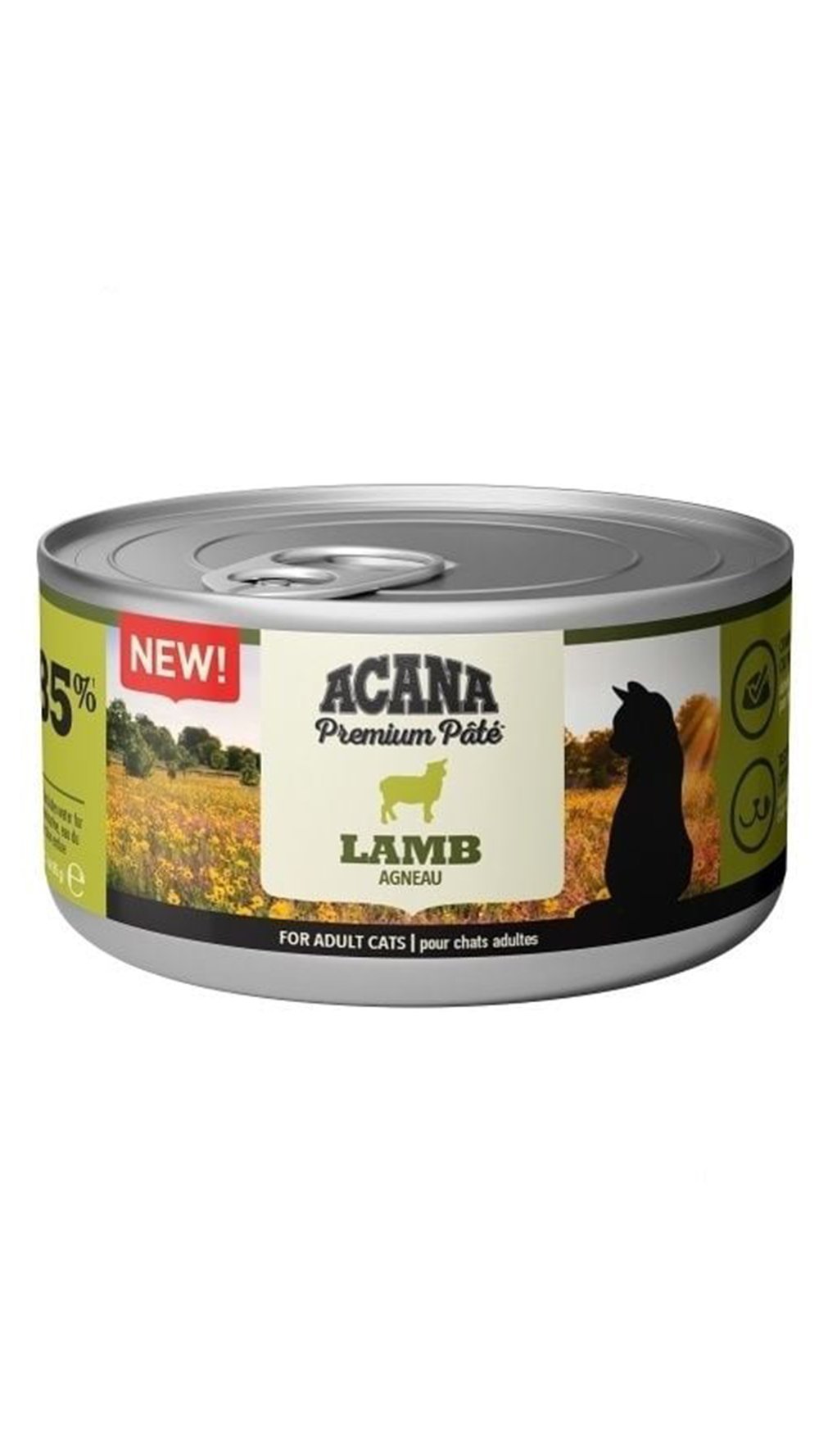 Acana Premium Pate Kuzu Etli Ezme Yetişkin Kedi Konservesi 85gr