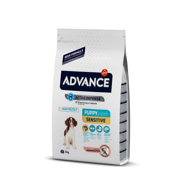 Advance Sensitive Somonlu Hassas Yavru Köpek Maması 3kg