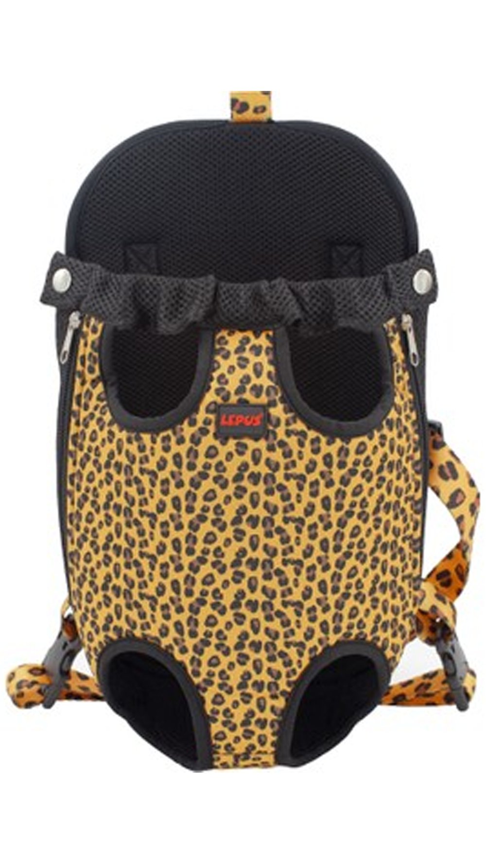 Kedi ve Köpek Ana Kucağı Leopar Model Taşıma Çantası (s)