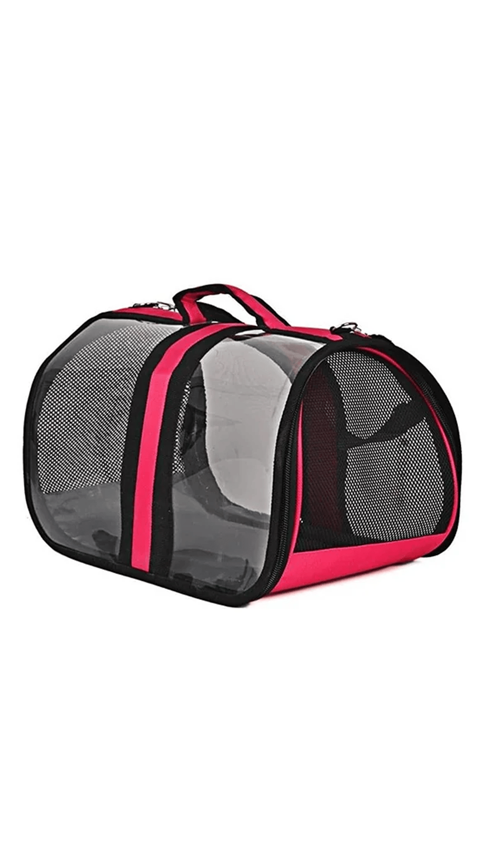 Bacco Milano Şeffaf Çanta Pembe 44X28X28 Cm