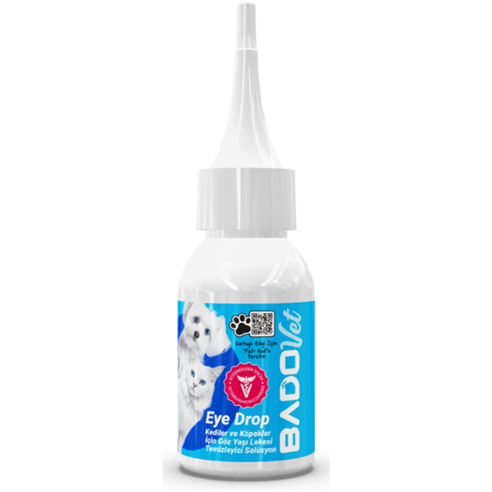 Bado Vet Eye Drop Kedi Köpek Göz Yaşı Lekesi Temizleyici Solüsyon 