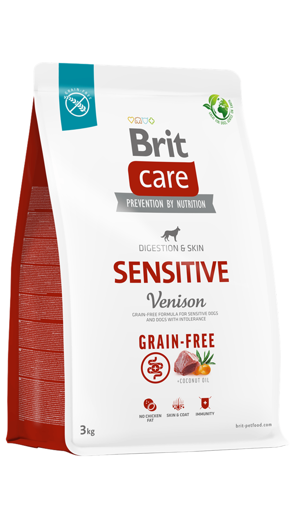 Brit Care Sensitive Digestion & Skin Geyikli Tahılsız Yetişkin Köpek Maması 3kg