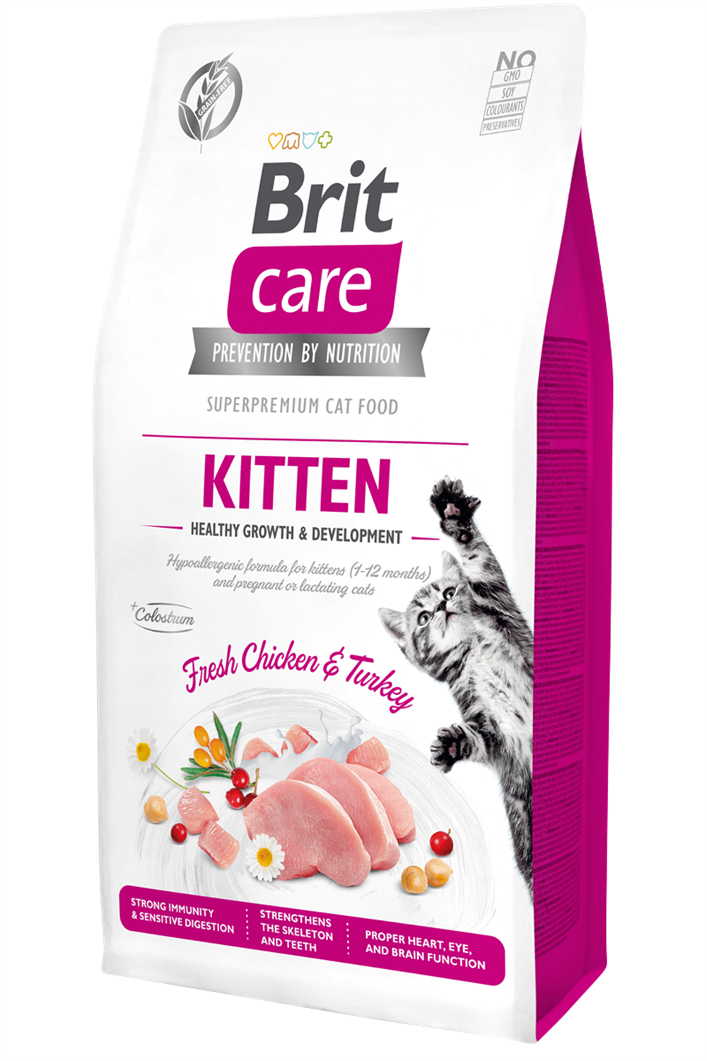 Brit Care Tahılsız Tavuklu Ve Hindili Yavru Kedi Maması 7 Kg