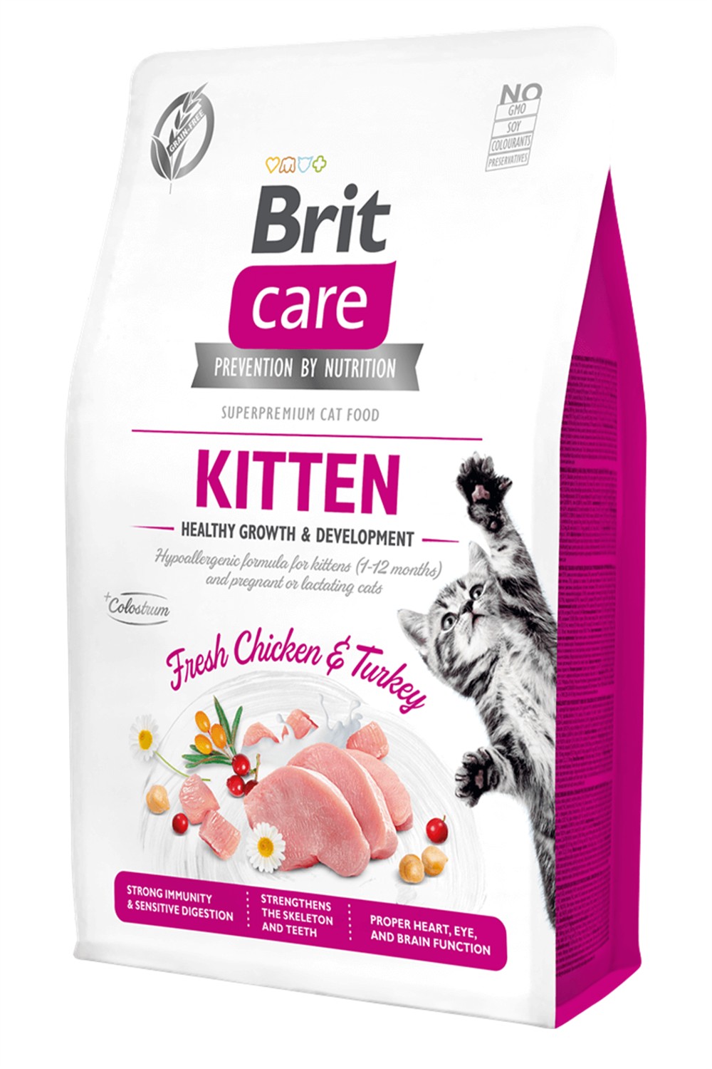 Brit Care Tahılsız Tavuklu Ve Hindili Yavru Kedi Maması 2 Kg