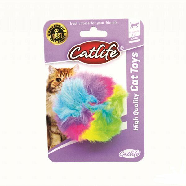 CATLİFE KEDİLER İÇİN TÜYLÜ GÖKKÜŞAĞI OYUNCAK