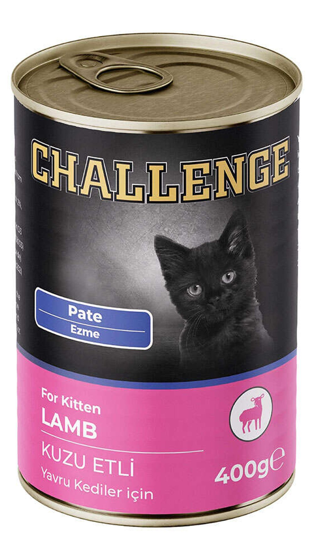 Challenge Pate Kuzu Etli Yavru Kedi Konservesi 400 gr