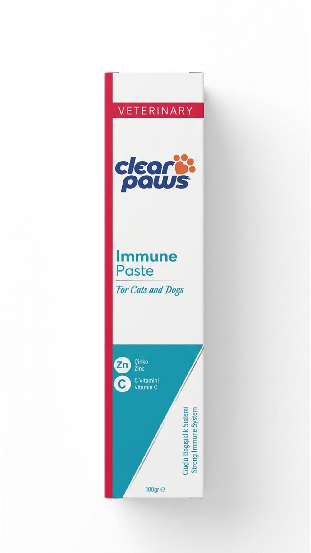 Clear Paws Vet İmmune Paste Dog & Cat 100 Gr