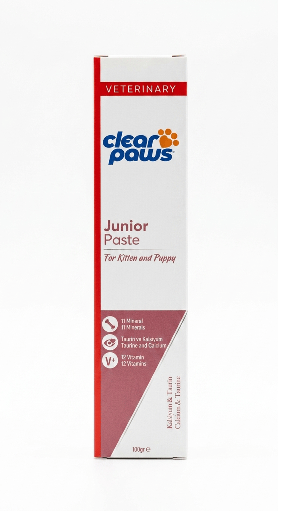 Clear Paws Vet Junıor Paste Yavru Kedi Yavru Köpek 100 Gr