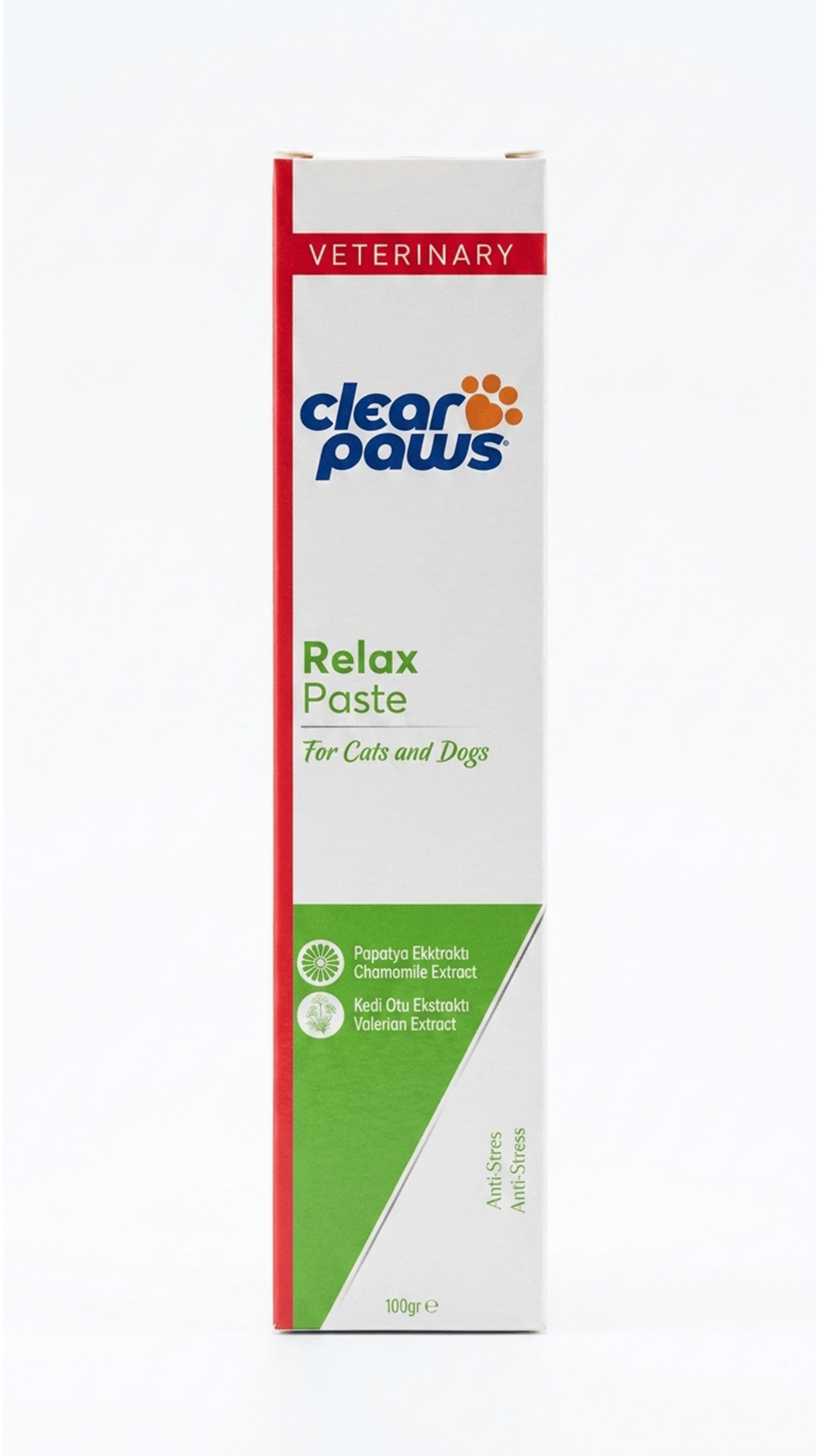 Clear Paws Vet Relax Paste Kedi ve Köpek Maltı 100 Gr