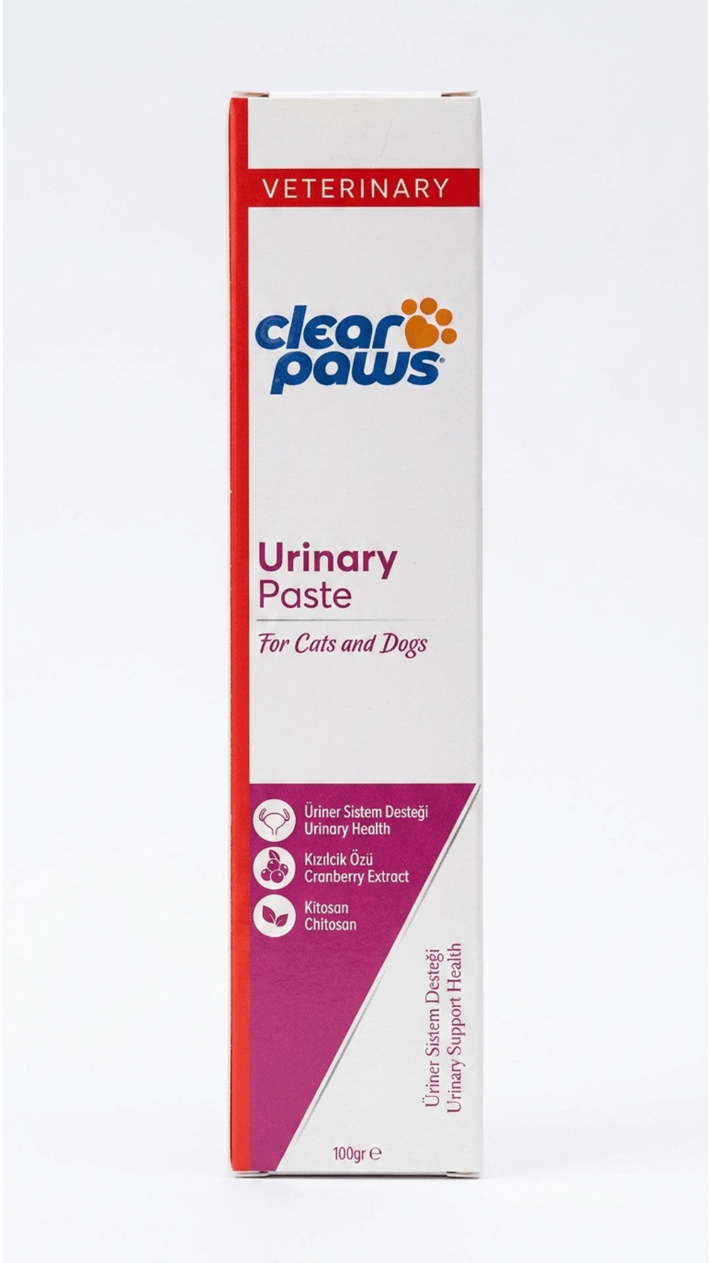 Clear Paws Vet Urınary Paste Kedi ve Köpek Maltı 100 Gr
