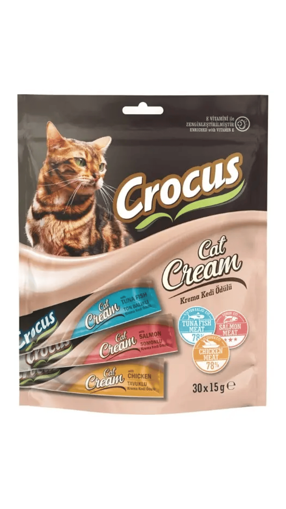 CROCUS ÇOKLU TAVUKLU & TON BALIKLI & SOMONLU KREMA
