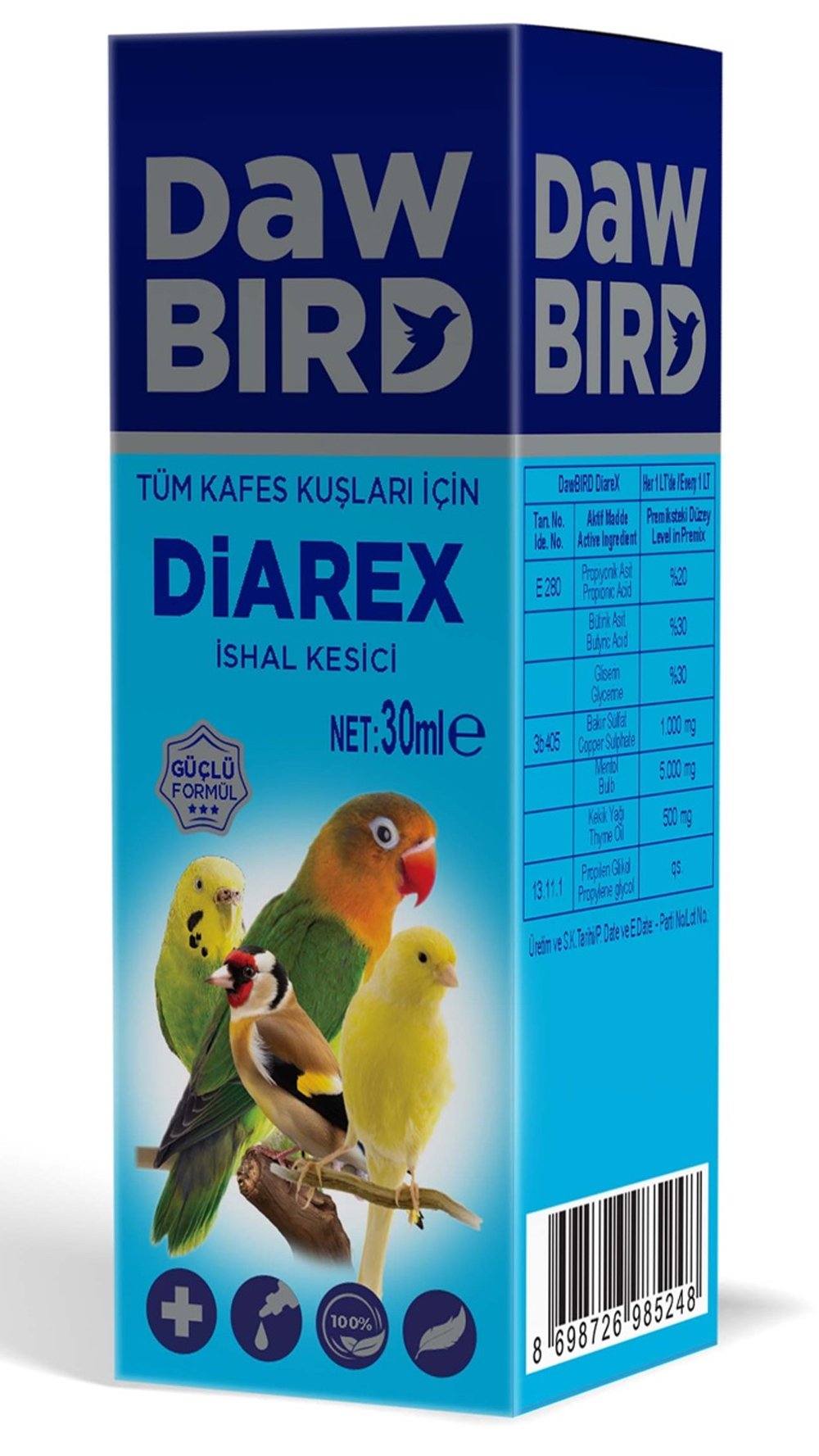 DAWBIRD DİAREX 30 ML
