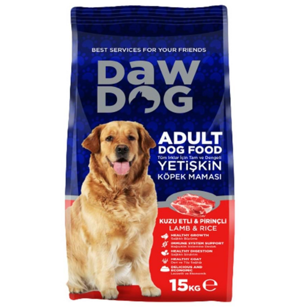 Dawdog Yetişkin Köpek Maması Kuzu Etli & Pirinçli 15 kg