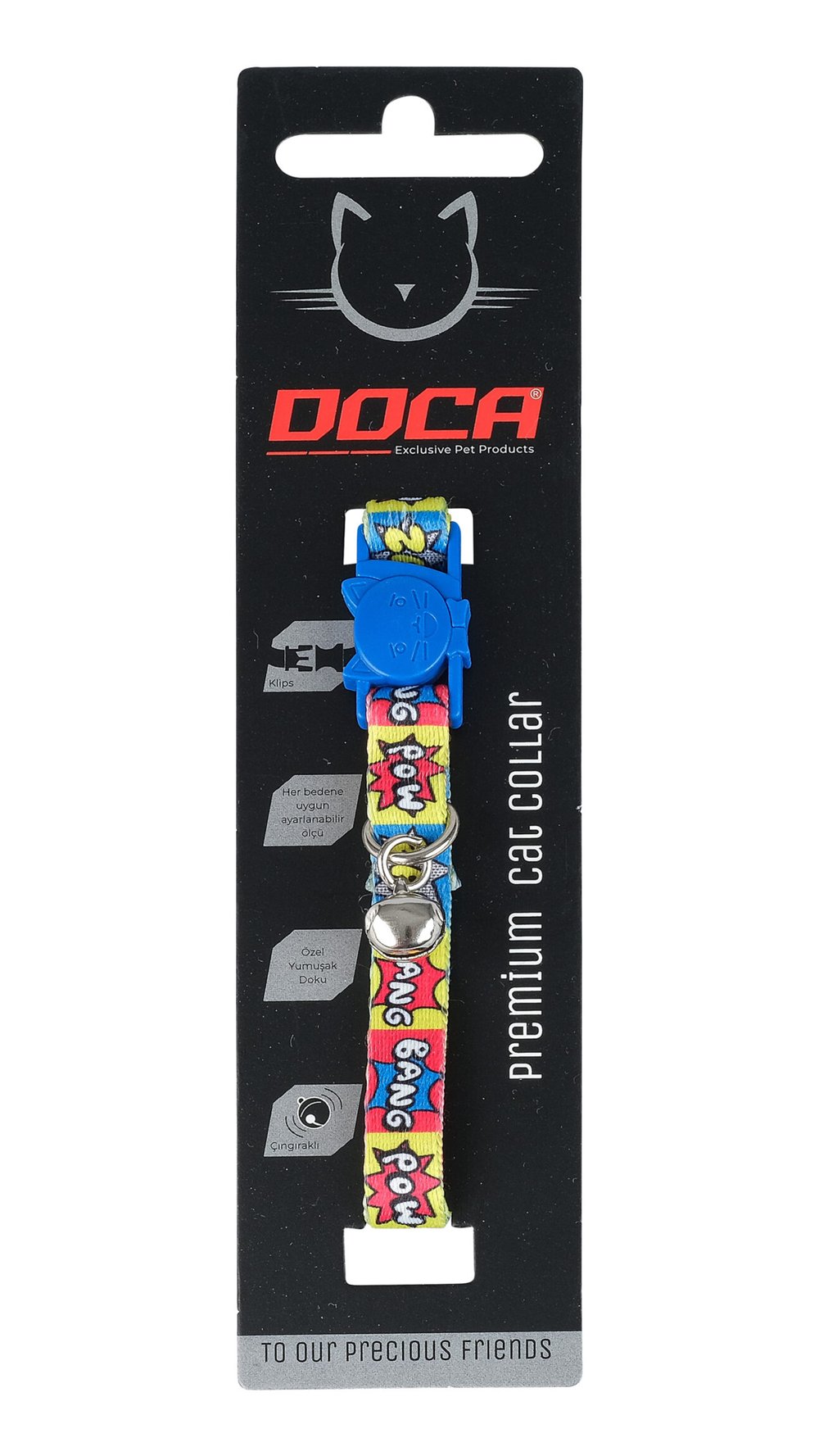 Doca Premium Kedi Boyun Tasması Kedi Tasması